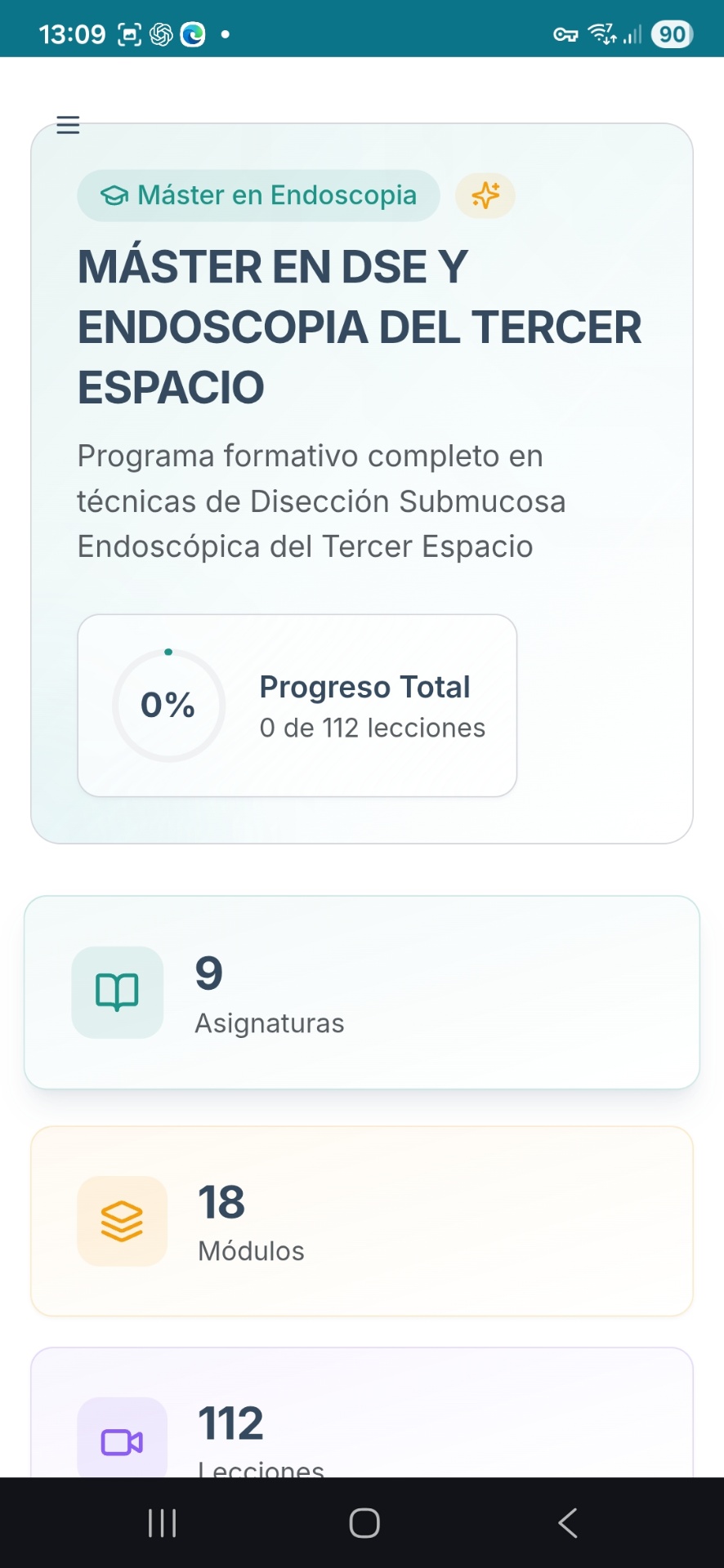 LogBook DSE — Dashboard del Máster